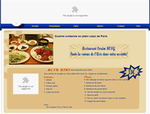 Tablet Screenshot of bongrestaurant.com